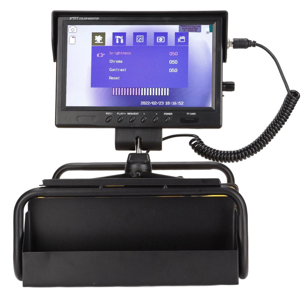 9in Display Screen Endoscope with 16G Memory Card Pipeline Inspection Camera Video Endoscope