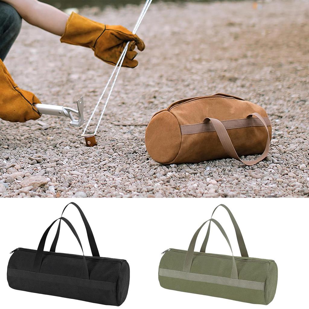 Campingtas mit großer Kapazität Oxford Doppelschichtiger Aufbewahrungsorganizer mit Premium-Reißverschluss Tragbarer Zeltzubehörhalter