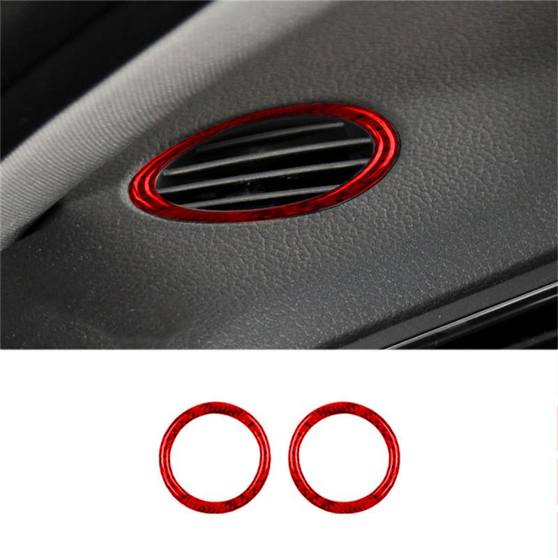 For Volkswagen Jetta 2011 2012 2013 2014 ABS Carbon Fiber Car Center Control Interior Decoration Sticker Car Accessories