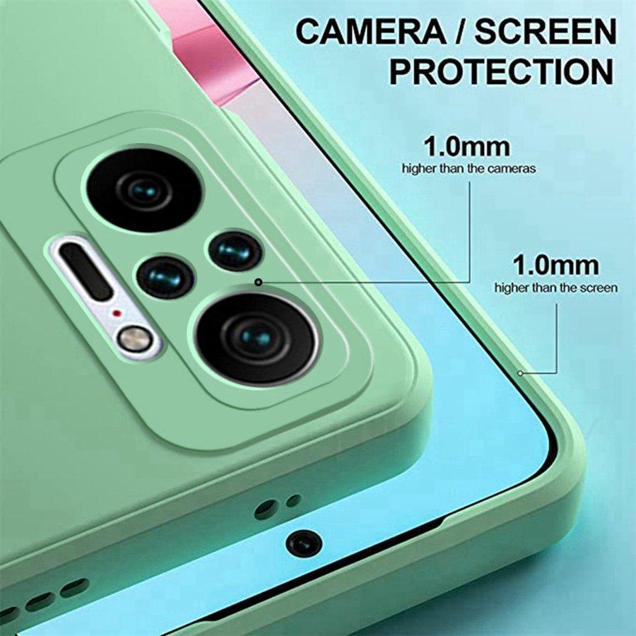 Square Liquid Silicone Soft Case For Xiaomi Redmi Poco Samsung Galaxy A21S A31 A51 A71 iPhone 16 7 8 11 12 13 14 15 16E Full Covers Protection Cover