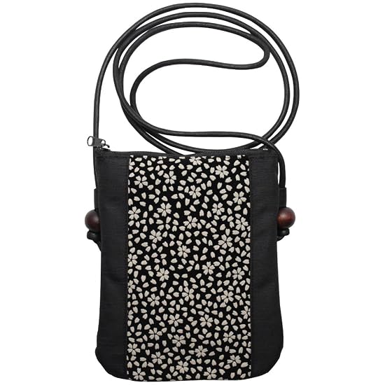 Maruzen Pochette Suede Inden-style Walking Pochette Cherry Blossom