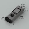 1pc 98ft/164ft Mini Portable Laser Measure With Alloy Housing Design, Backlit Display & Pythagorean,  Can Measure Multiple Modes