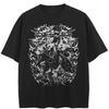 Streetwear Cerberus Grafik T-Shirt Baumwolle Unisex Oberteile T-Shirts Sommer Kurzarm T-Shirt