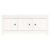 Maison Exclusive - Armoire à chaussures Blanc 110x38x45,5 cm Bois de pin massif