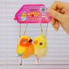 Cute Parrot Plush Toy Love Bird Couple Keychain Pendant Birthday Gift For Kids And Friends