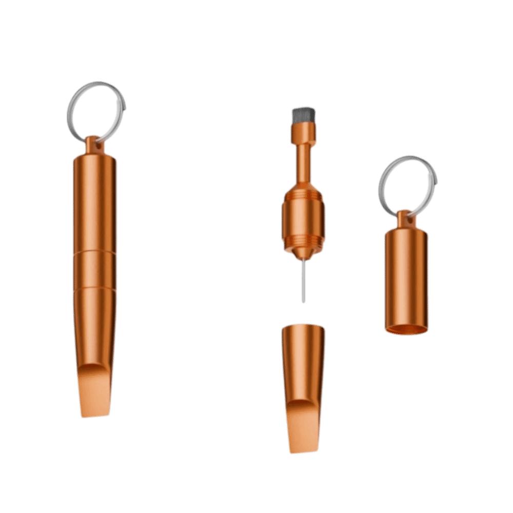 Versatile Implement 3-in-1 Keychain Tool Multitool Eject Pin Reset Tool Opening Packages
