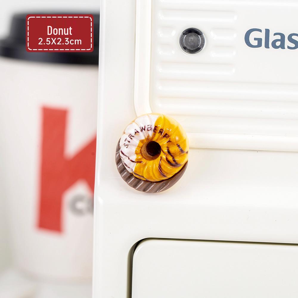 Miniature Cute Food Refrigerator Magnet Set - DIY Resin Home Decoration Stickers