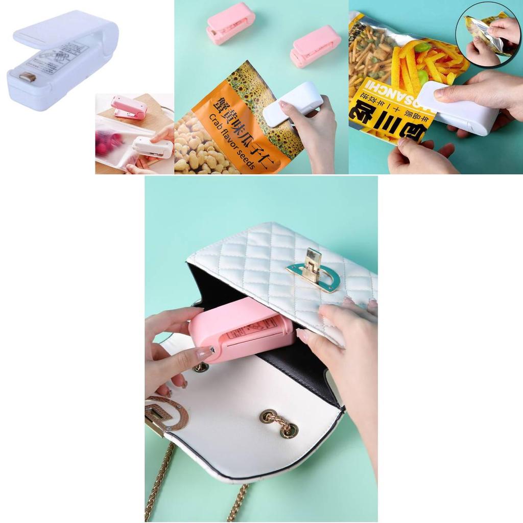 Nowoczesny Prosty Mały Mini Zgrzewarka do Przekąsek Zgrzewarka Próżniowa Konserwator Żywności Biały