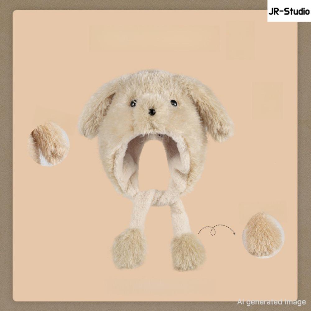 Winter Knit Trapper Hat Fleece Lined Thickened Earflap Beanie Windproof Warm Cold Weather Cap