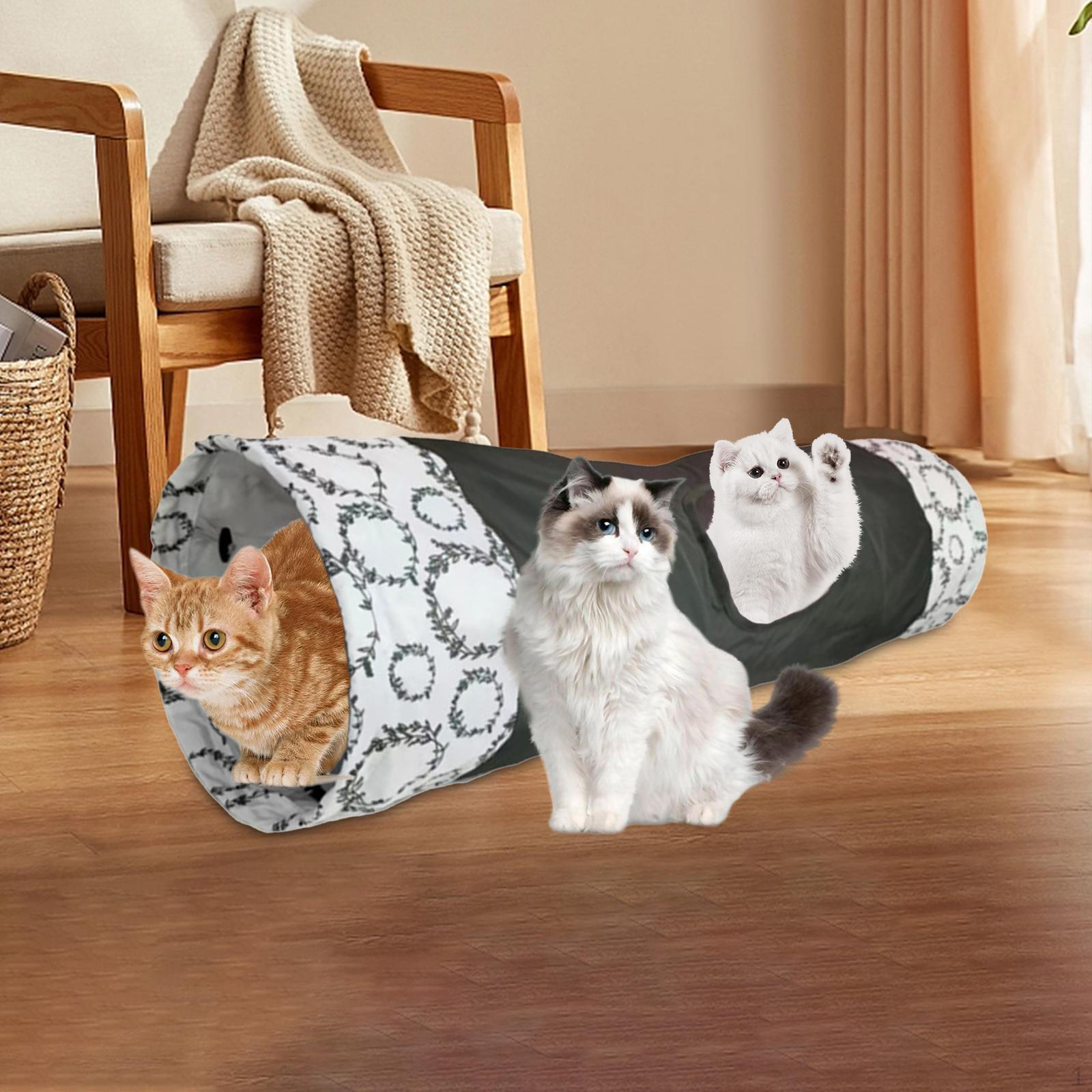 Cat Tunnel Mat Foldable Tube Bed Cave Play Toy Hide Oxford Cloth