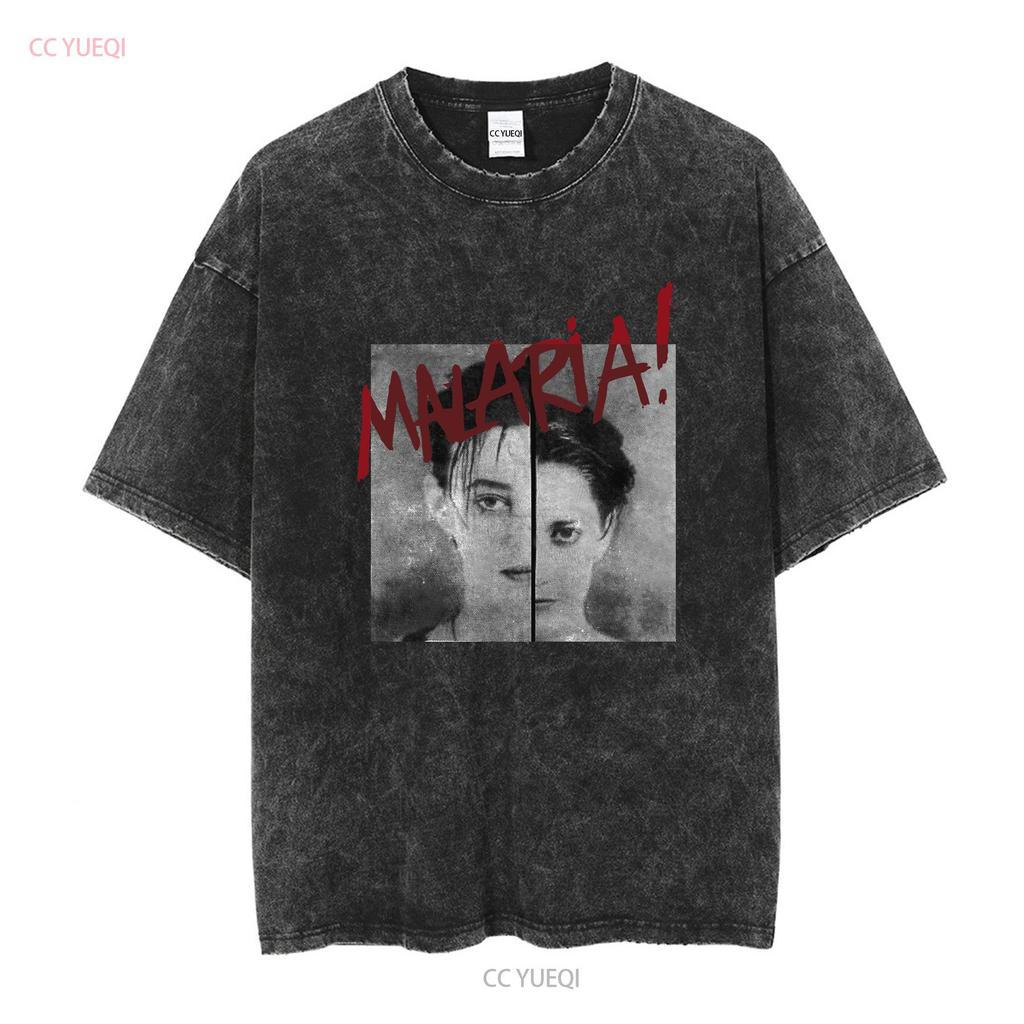Malaria T Shirt Sz XL NDW Post Punk Goth X Mal Deutschland Nina Hagen Ideal DAF long or short sleeves vintage Washed fashion