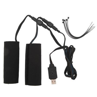 Heated Motorcycle Grip Cover 5V Universal Hook and Loop 6 Gear Temperature Adjustment USB Electric Heating Handlebar