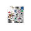 Pokemon 30th Anniversary Metal Charm Mascot Sinnoh Isshu Kalos Complete Set 7 Types Gachapon