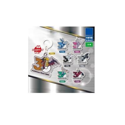 Pokemon 30th Anniversary Metal Charm Mascot Sinnoh Isshu Kalos Complete Set 7 Types
