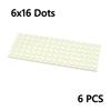 6Pcs Moc Building Blocks Thin Figures Bricks Plate 3027 6x16 Dots Particles Educational Creative Size Compatible Leduo Toys