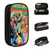 Invincible Pencil Case College Pencil Bag Boy Girl Zipper Kawaii Back To School Pencil Cases Custom Stationery