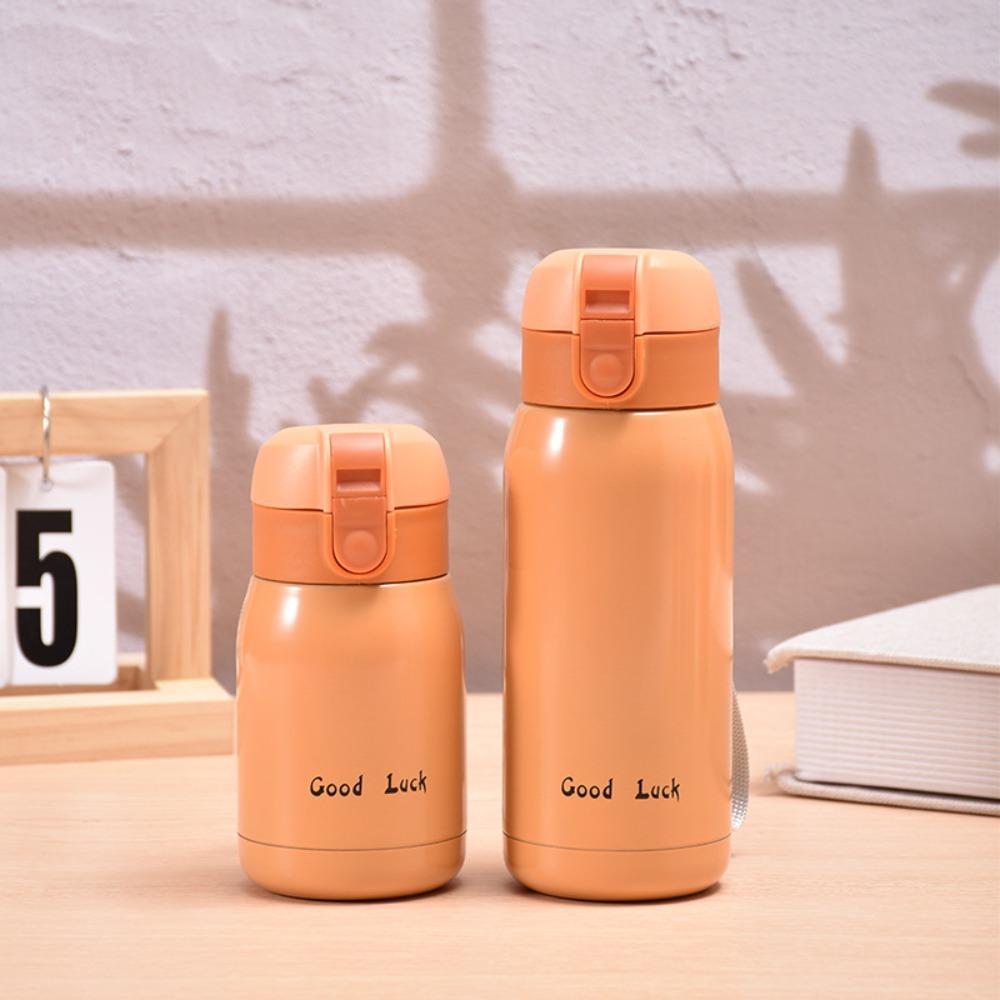 200ml/350ml Insulated Cup 304 Stainless Steel Water Bottle Cute Vacuum Handy Cup  Home Office