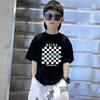 Boys' Trendy Korean Style Pure Cotton Short-Sleeve T-Shirt – Summer Clothing for Middle & Large Children