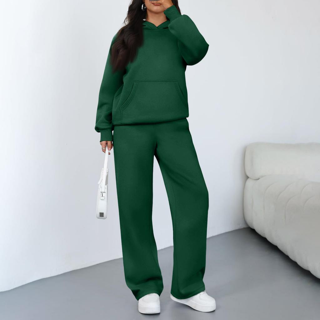 Damen Lässiger Warmer Hoodie Lässige Hose Wintersportanzug