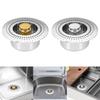 Sink Bounce Core Drain 2 in 1 Design Upgraded Convenience Kitchen Sink Strainer against Odors without Clogging for Bathroom
