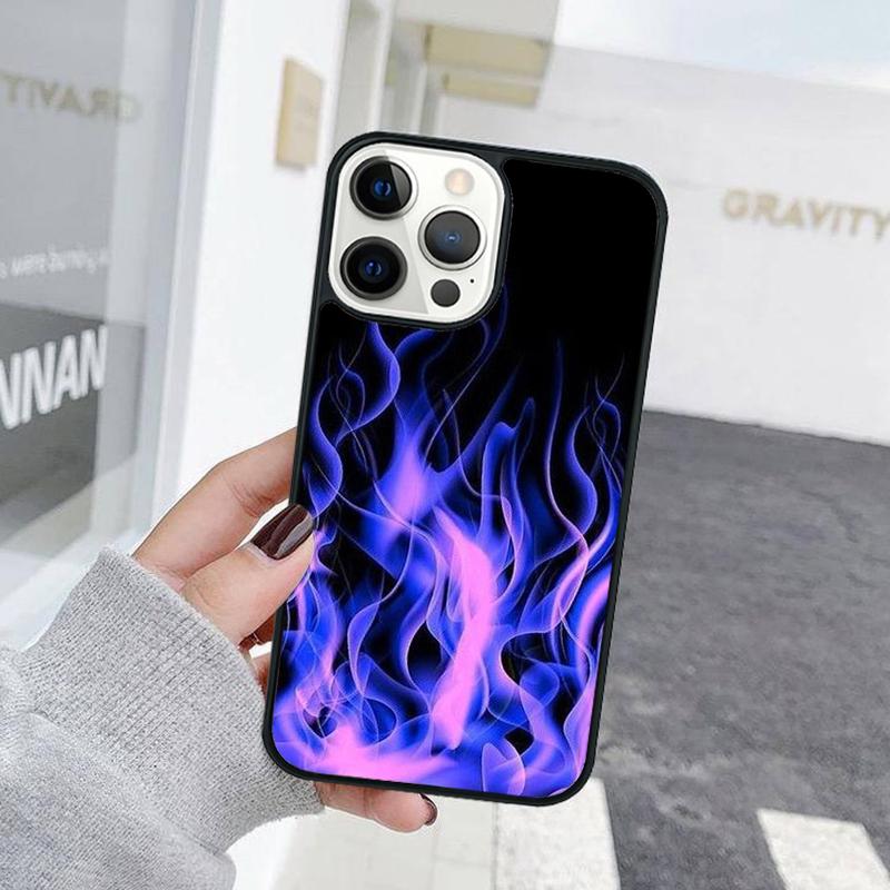 Fashion Flame Pattern Phone Case For iPhone 17 Air 15 16 Cover  11 13 14 Pro Max 12 Plus Max Fundas