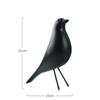 Eames Bird House Bird House Decoration, Office Desktop Resin Pigeon Decoration, Home Decoration Bird Sculpture Crafts.