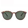 Vintage Rivet Tortoiseshell Round Sunglasses Women Men Retro Classic Green Lens Sun Glasses Male  Hombre UV400 S3821