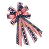 92MF Handmade Ribbon Bows For Patriotic Decoration Party Crafting Supplies Decorative Bowknot for Independence Day
