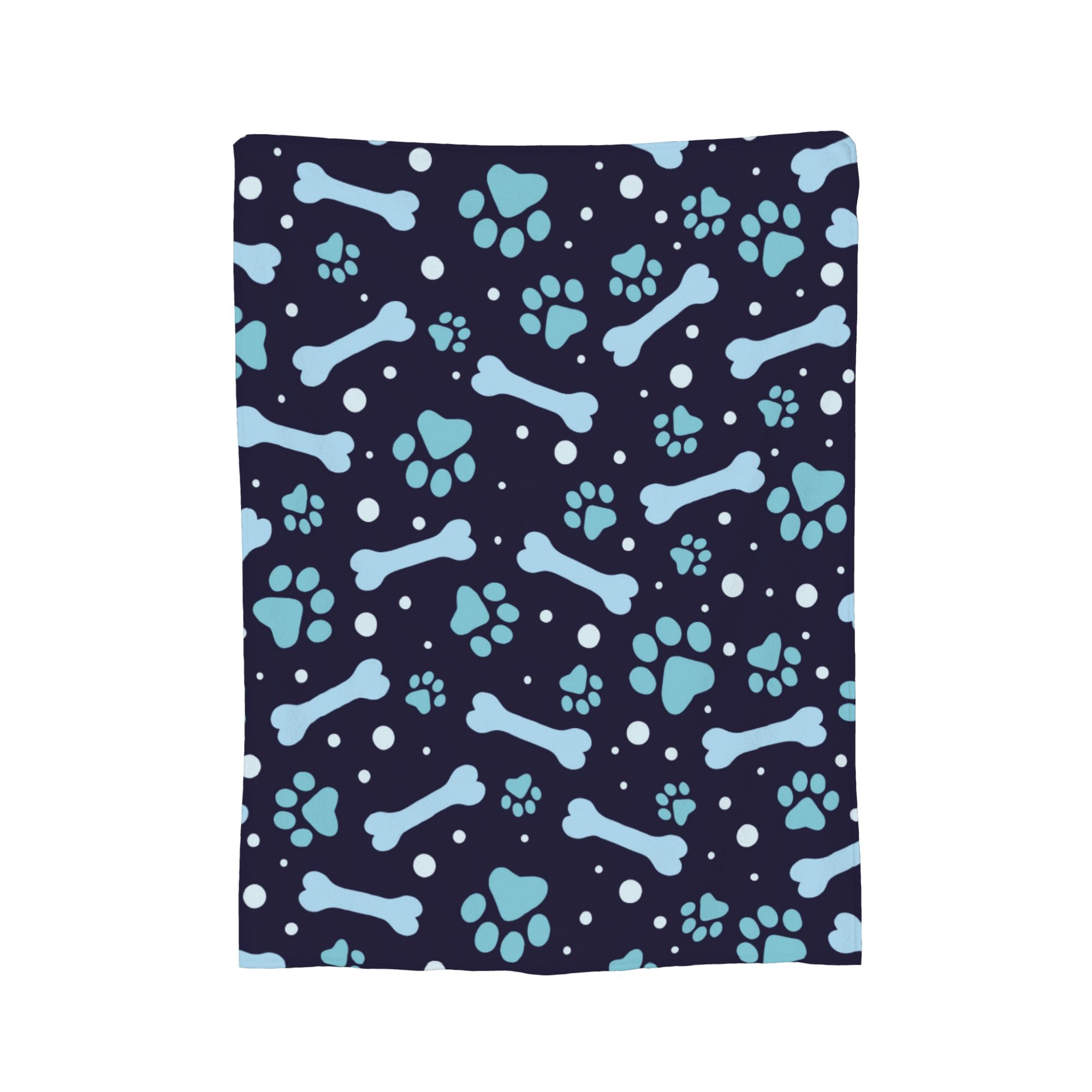 

Rainbow Animal Paw Blankets Fleece Spring/Autumn Dog Footprint Multifunction Super Soft Throw Blankets for Sofa Car Rug Piece 30x40in