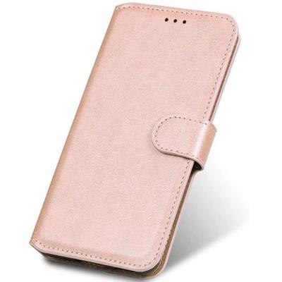 Plånboksfodral - Lädereffekt - Samsung Galaxy A04s - Rosa - Fullständigt skydd - Magnetlås