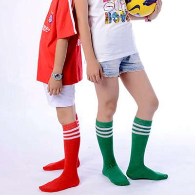Fußball-Sportsocken, lang, knielang, Baumwolle, Spandex, Kinder-Leggings, Strümpfe, Fußball