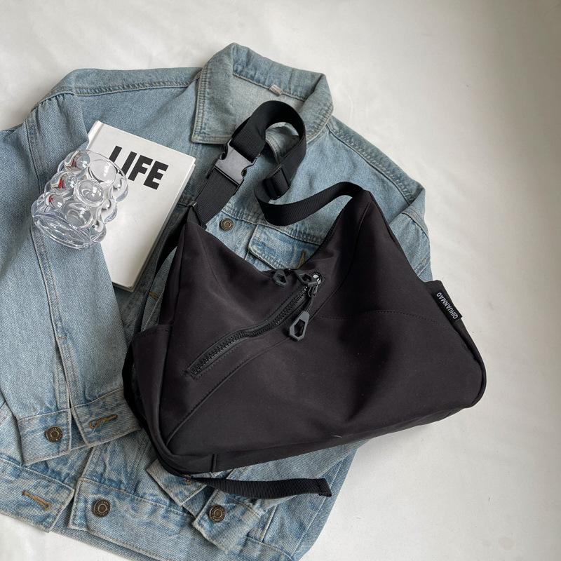 Casual big bag women's 2025 new fashion cloth bag shoulder bag large capacity tote bag class commuter messenger women's bag