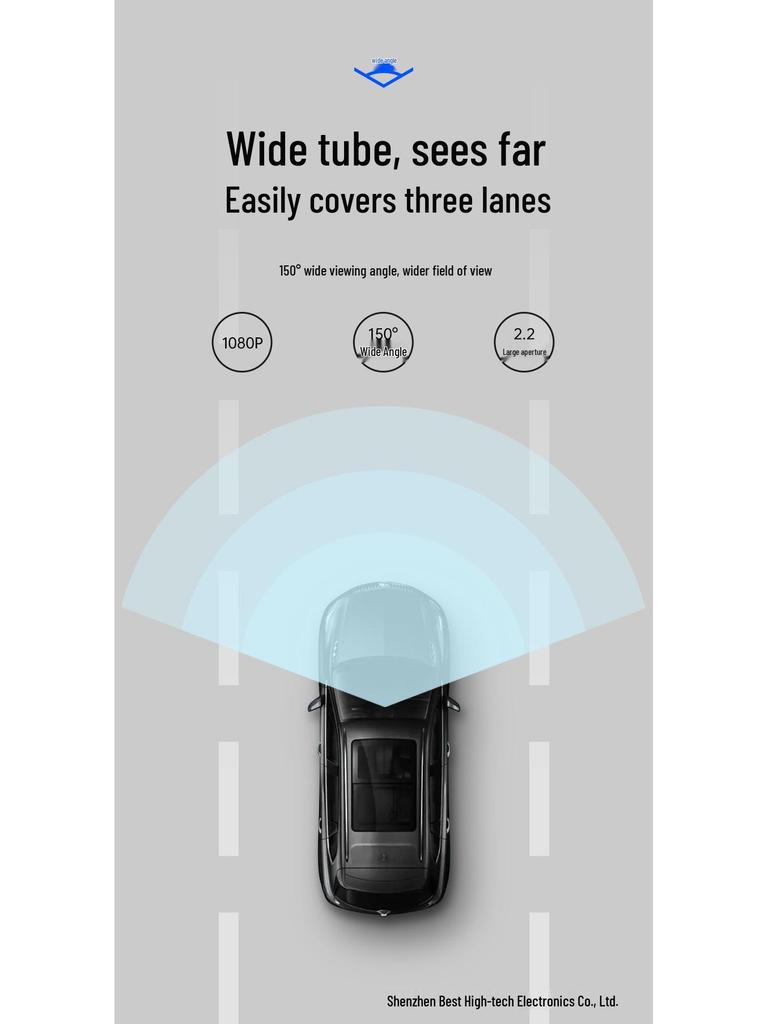 WIFI Lippenstift-Recorder mit Starlight-Nachtsicht, 140° Weitwinkel, 1080P HD Dashcam