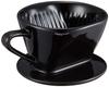 BONMAC Coffee Dripper with Measuring Spoon (1-2 cups), CD-1B, Black, #813002