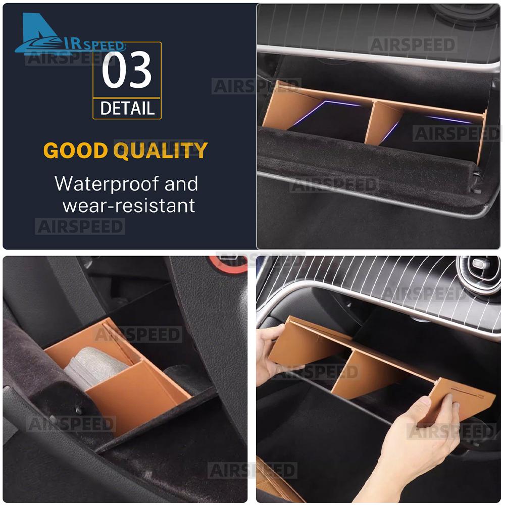 For Mercedes Benz GLC Class X254 W254 GLC260 GLC300 2025 2025 2025 Passenger Toolbox Storage Partition Car Interior Accessories