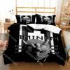 Fashion Hip Hop Eminem Rapper Bedding Set Single Twin Full Queen King Size Bed Set Kids Bedroom Duvetcover Sets Bed Sheet Set