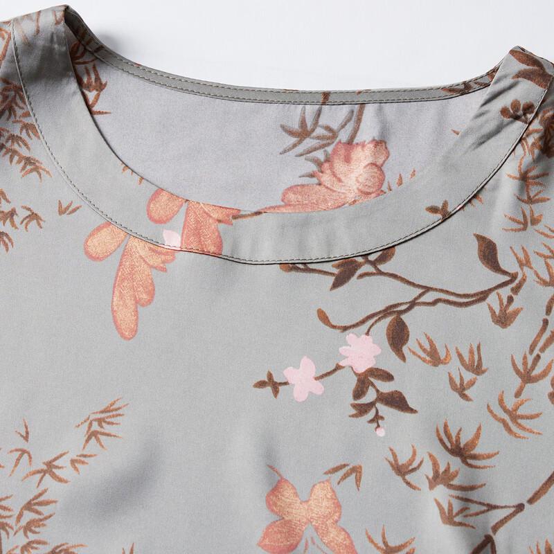 Pastel New Chinese Style Summer Two-Piece Set for Mid-Aged Women