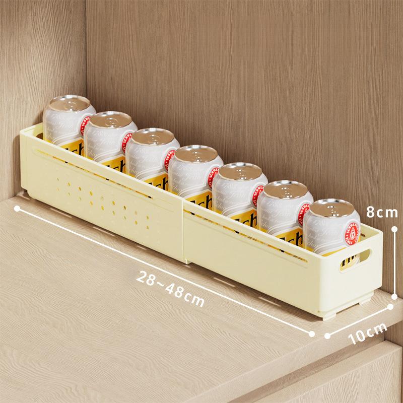 Expandable Drawer Storage Organizer Box, Right Angle Cabinet Storage Bin for Kitchen Desktop Sundries Snack Cosmetic Stationery Arrangement s