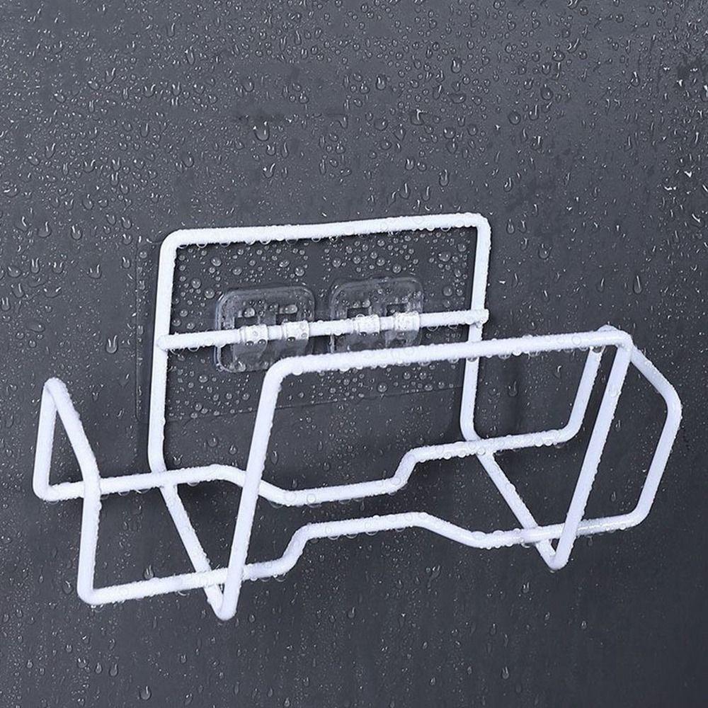 Iron Toilet Tissue Storage Shelf Non Perforated Toilet Paper Holder  for Kitchen
