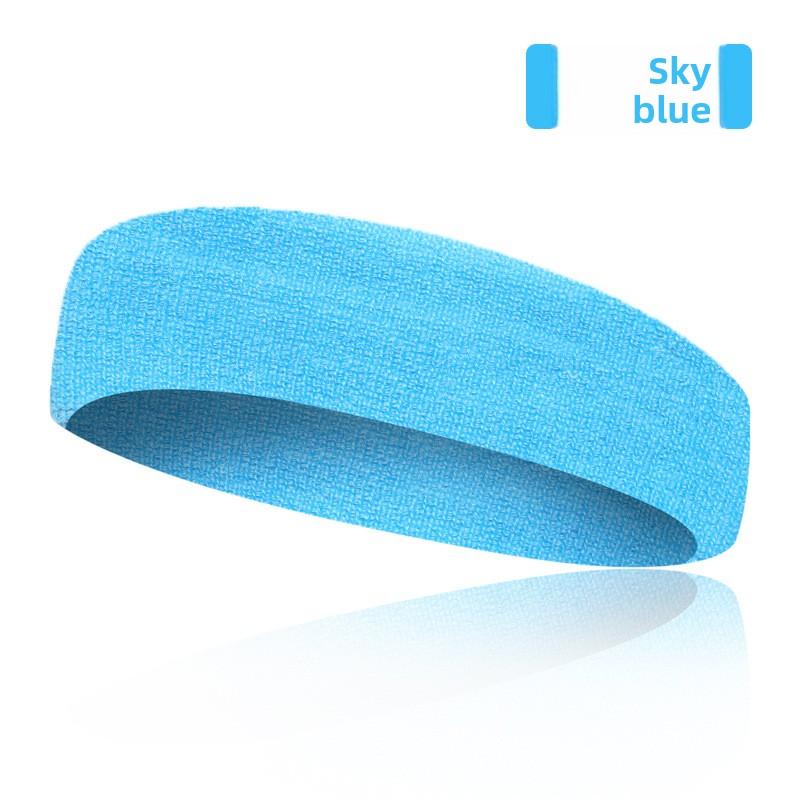 Sports Headband for Running, Sweat-absorbing Headband, Outdoor Yoga Hairband, Solid Color Anti-sweat Headscarf, Fitness Elastic Sweat-wicking Band
