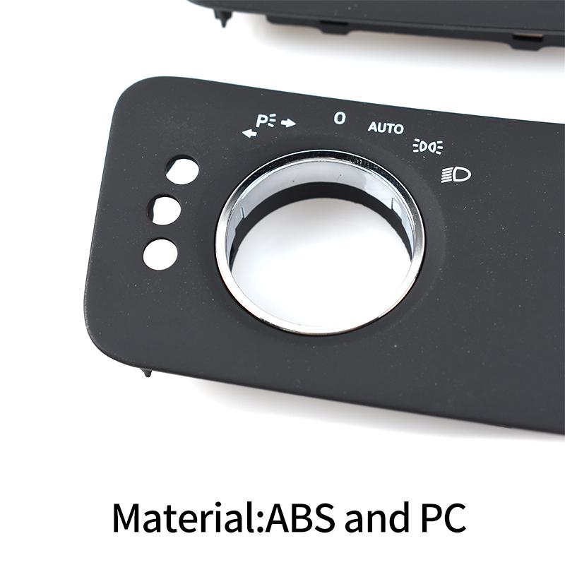 3 Colors Car Interior Accessories Headlight Switch Button Panel Trim Cover For BENZ 2007-2009 W219 CLS 300 350 320 400 450 500