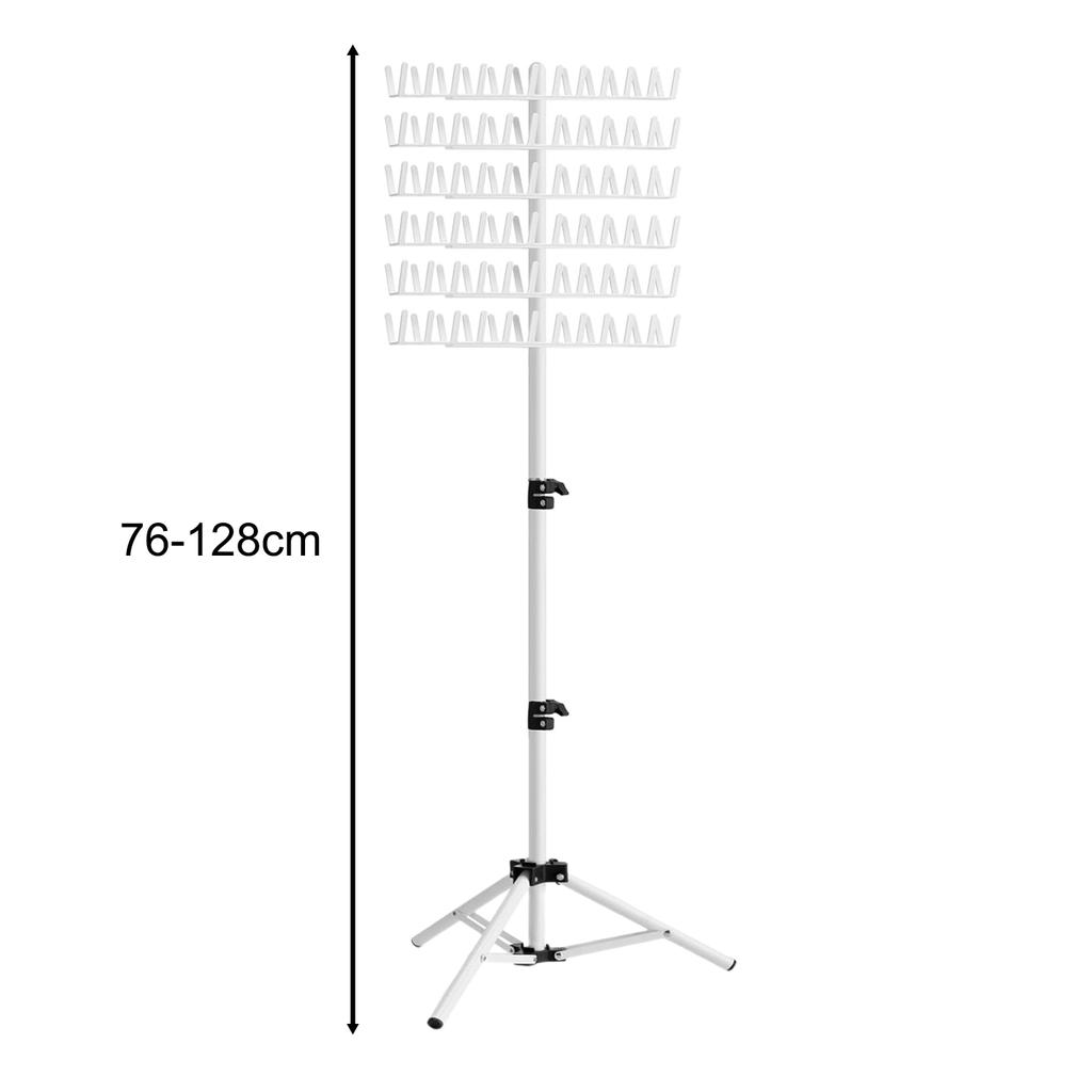 Braiding Hair Rack Standing 144 Pegs Display Stand Hair Racks Adjustable Height Hair Extension Holder for Stylists Braiders