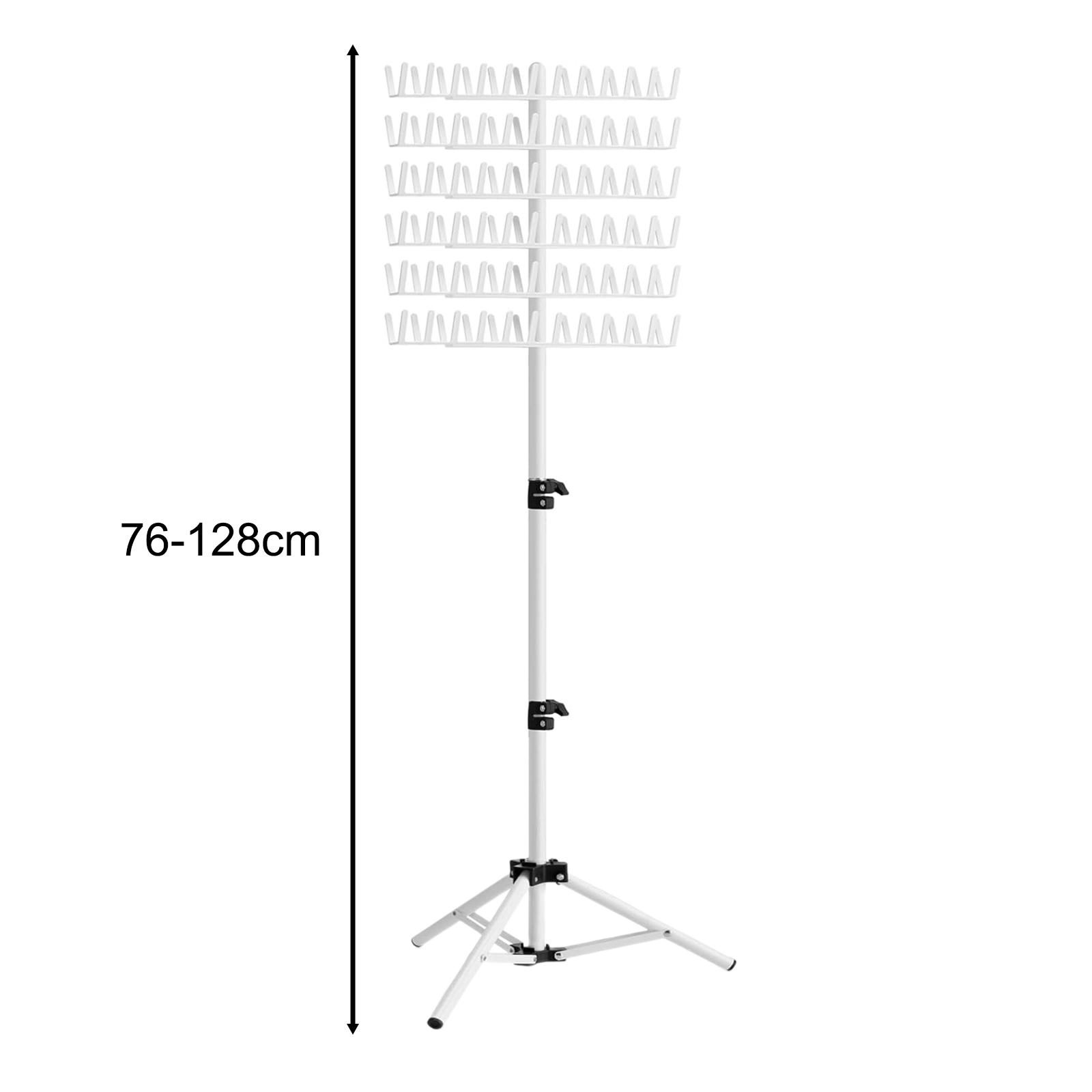 Стойка для плетения волос Напольная 144 штырька Стойка-дисплей Стойки для волос Регулируемая высота Держатель для наращивания волос для стилистов и парикмахеров
