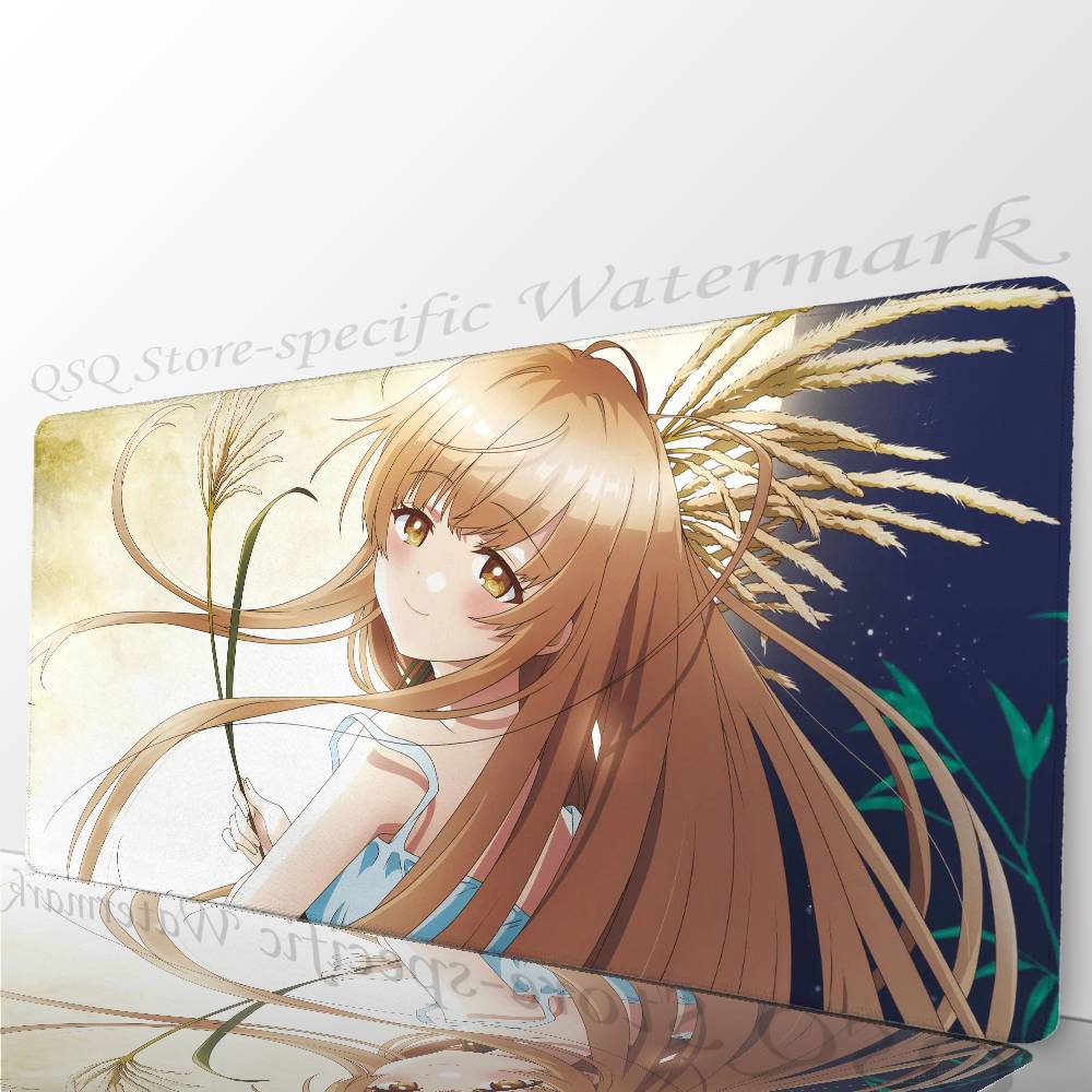 Der Engel von nebenan verwöhnt mich bis zur Besinnungslosigkeit Anime Mauspade Maismatte Schreibtischmatte Mit Polster Gaming Zubehör Prime Gaming XXL Tastatur P