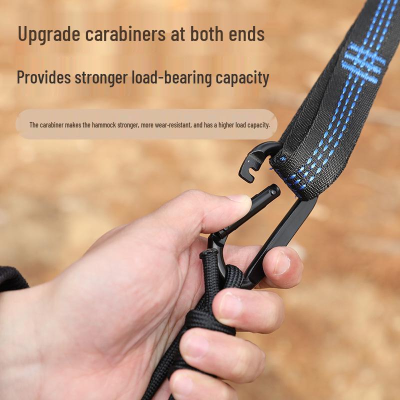 Anti-Rollover Double Camping Hammock: Thick, Durable, High Load Capacity for Two