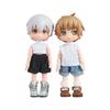 Obitsu 11 OB11 Size Outfit for Obitsu Doll 11cm Body, Sleeveless, Solid Color, Long, 7 Colors (3 Dark Colors, B)