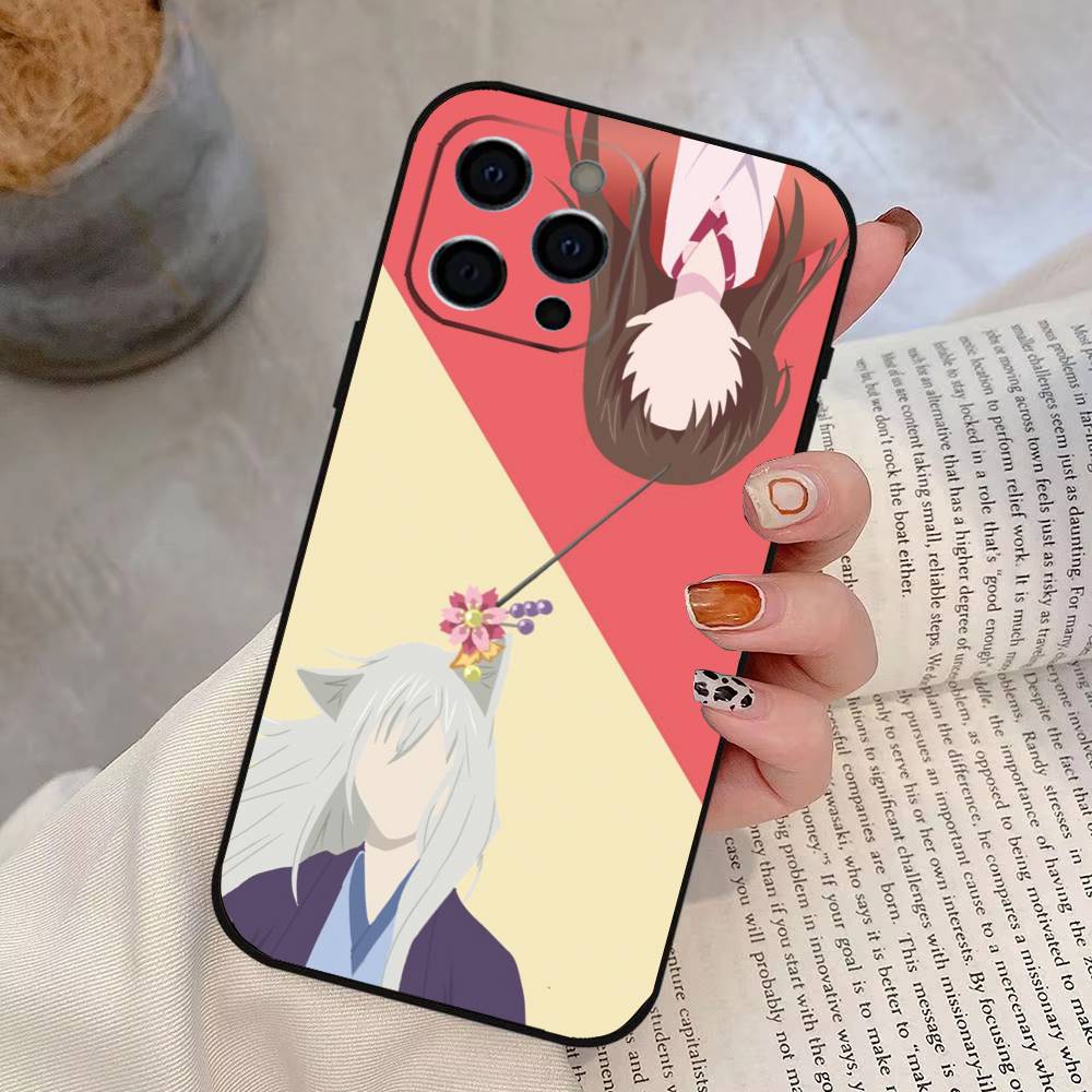 Kamisama Kiss Tomoe x namami Phone Case For iPhone 17, 16,15,14,13,12,11 Plus,Pro Max, Others Soft Black Cover