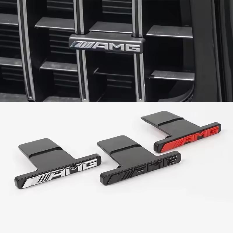 Autocollant Emblème Badge Calandre Avant Voiture pour AMG Mercedes benz W212 W213 W202 W211 W176 W210 W205 Gla Glc Cls Glk Accessoires