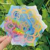 Sunflower Suncatcher Window Big Sticker Star Moon Evil Eye Sunlight Catcher Butterfly Sun Catcher Cat Rainbow Film for Car Glass
