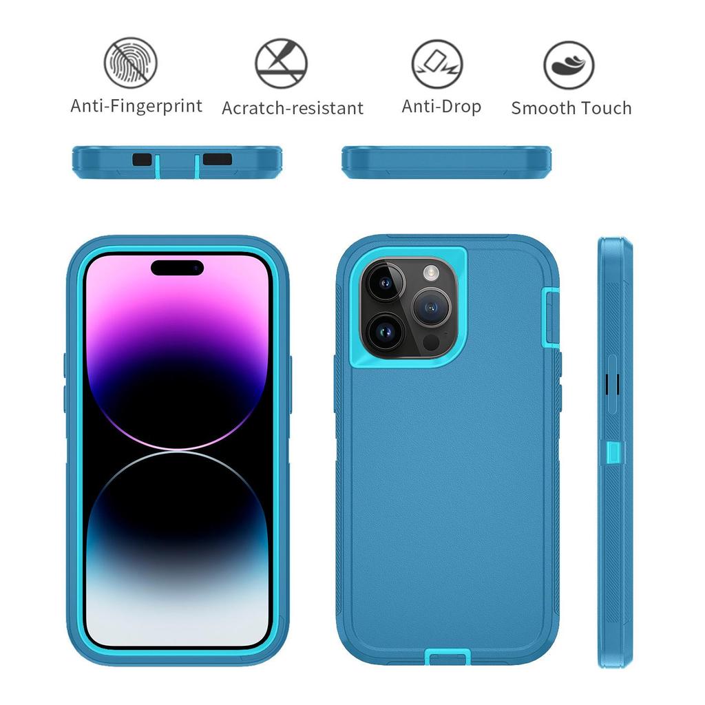 iPhone 14 Pro Max Rugged Three-in-One Phone Case